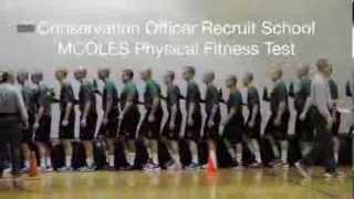 Michigan DNR Conservation Officer Training Academy: MCOLES Physical Fitness Test