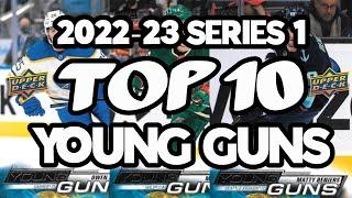 10 of The Top 2022-23 Upper Deck Series 1 Hockey Young Guns to Collect/Invest In!