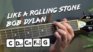 Like A Rolling Stone by Bob Dylan - essential acoustic guitar song!