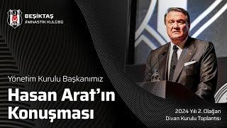 Başkanımız Hasan Arat'ın Konuşması | 2024 Yılı 2. Olağan Divan Kurulu Toplantısı