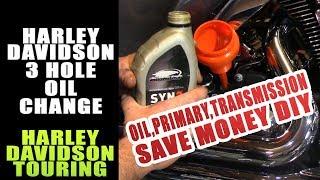 Twin Cam Complete 3 Hole Oil Change @harleydavidson  Touring