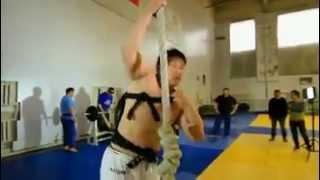 Mongolian Judo training