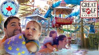 GREAT WOLF LODGE Trip! Niagara Falls, Canada! Indoor Water Park, Slides, Pools & Hotel Tour! Vlog