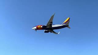 Southwest Airlines (Colorado One Livery) SWA646 Boeing 737-700 N230WN Arriving at Las Vegas (LAS)