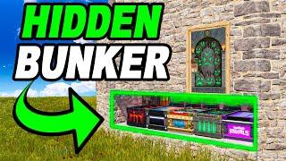 RUST - HIDDEN BUNKER ( solo / duo / trio / 2x2 BASE DESIGN )