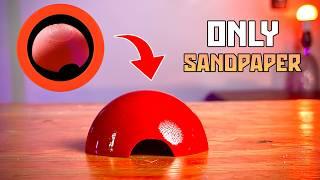 Get Amazingly Smooth 3D Prints Using ONLY Sandpaper!