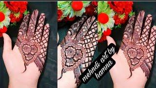 Simple Mehndi Design - Mehndi Art By Hamna