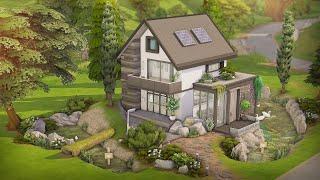 Sleek Scandinavian Lake House | The Sims 4 Speed Build