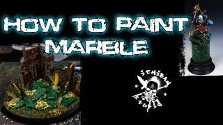 How To Paint Green Marble