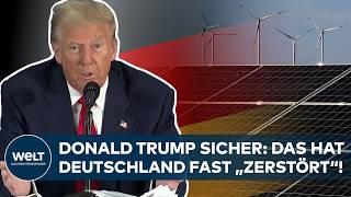 "OBERSTER HASENSCHÜTZER" TRUMP kritisiert deutsche Energiepolitik: Windräder „zerstören“ Deutschland