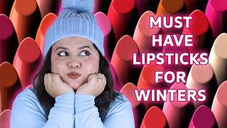 Top 10 Lipsticks for Winters | Best Winter Lip shades | Beauty Edit by Amy #amazonbeauty