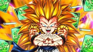 YOU CAN'T TOUCH HIM HAHAHAHAHAHA I gave LF SSJ3 Gotenks INFINITE VANSIHES (Dragon Ball Legends)