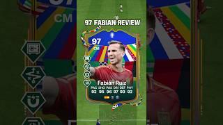 97 Fabian Ruiz Review in EA Sports FC 24 #shorts #short #fc24 #eafc24 #spain #fabianruiz #psg