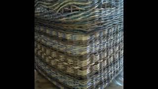 Wicker cat or small dog bed on Etsy