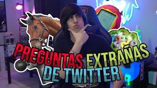 CABALLOS, TALADROS Y PELICULAS MALAS! | Preguntas EXTRAÑAS de TWITTER!