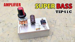 Mini Amplifier tip41 | Super Bass