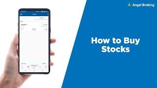 How To Buy Stocks From Angel Broking App In 5 Simple Steps | Stock Buy |  Angel Broking.