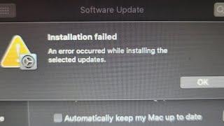 How to delete leftover / corrupted update files that take up space on Mac OS