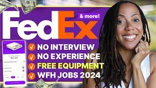 FedEx is Hiring!  |  Get Paid $43/hr | How to Find Best Remote Jobs With No Experience 2024