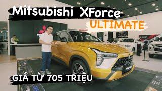 Review cực nhanh Mitsubishi XForce Ultimate: giá từ 705 triệu, thêm rất nhiều option giá trị