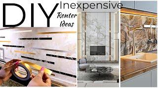 $25 RENTER FRIENDLY TIPS To Make Your HOME LOOK EXPENSIVE!