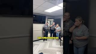 Police Chicken Dance FAIL: Officers Bail Mid-Challenge!  #shorts