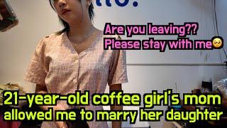 Stunning Thai Coffee Girl Ep.5, 21-year-old coffee girl's mom allowed me to marry her daughter