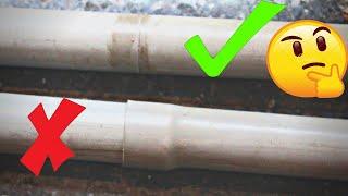 How To Connect PVC Pipes Of The " Same " Size? The Plumber Won't Tell You
