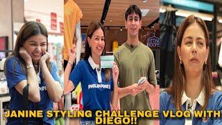 JANINE GUTIERREZ STYLING CHALLENGE VLOG WITH HER BROTHER DIEGO!