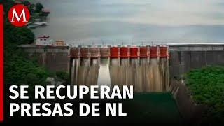 La Presa Cerro recupera el 65% de su capacidad tras las continuas lluvias en Nuevo León