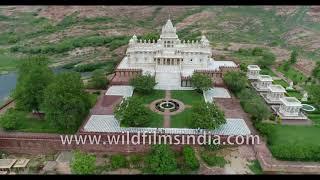 Jaswant Thada commissioned by the widow of Maharaja Jaswant Singh II