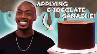 Covering a Cake: Chocolate Ganache Tutorial