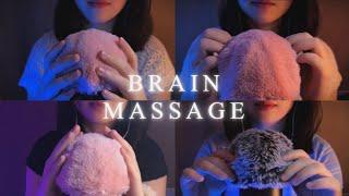 ASMR 2 Hour Fluffy Mic Touching & Scratching , Brain Massage , Sleepy , Asmr collection , No Talking