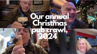 Our annual Christmas pub crawl | Dublin, Christmas 2024 | Terry Gorry Vlog