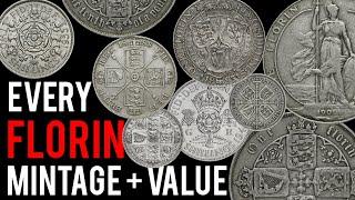 Every Florin - Mintage + Value