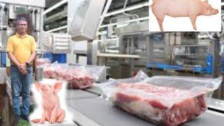 Pork meat processing  Mr. Manoj Kumar Basumatary || Assam First Integrated Pig Farm (Bodo/ Assamese)