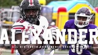 AJ Alexander TE 2019-20 season at Gardener Webb University