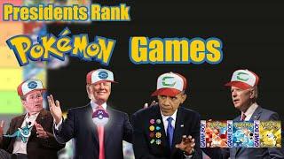 The Presidents Rank Pokemon Games