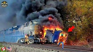 115 SHOCKING Moments Of Train Crash Compilation Caught On Camera | Best of January 2025