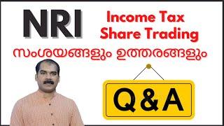 NRI Income Tax & Share Trading Malayalam-CA Subin VR