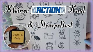 Kleiner Action Haul und neue Würfelstempel im Test #haul #bastelhaul #action #decotime