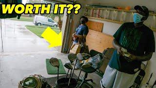 HE SOLD US EVERYTHING FOR $50 AT THIS GOLF COMMUNITY GARAGE SALE!! (Worth It??)