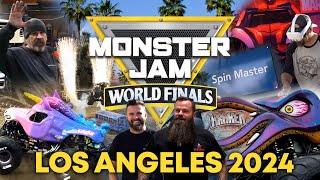 California Trip for Monster Jam World Finals | Gotham Garage & Spin Master Tour!!!