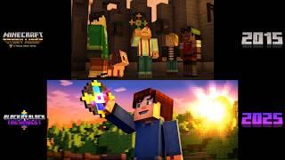 Minecraft: Story Mode (2015) VS Block by Block: The Amulet (2025) Comparison