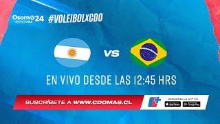 EN VIVO - Argentina vs Brasil - Final Sudamericano Femenino de Vóleibol U21