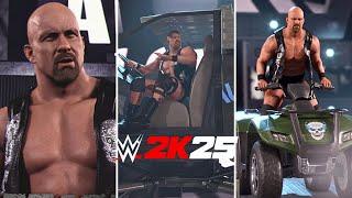 "Stone Cold" Steve Austin All Version Entrances in WWE 2K25 !!!