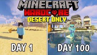 I Survived 100 Days In Desert Only World In Hardcore In Hindi