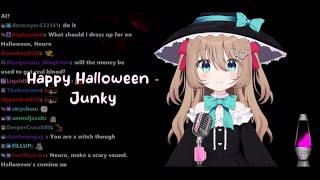 Neuro-Sama V3 sings Happy Halloween by Junky [Karaoke Cover Version] w/subtitle