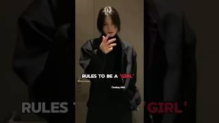 Rules to be a girl... #tomboy#tomboyiam#viral#trending#subscribe#edit in 3rd 'an' i add by mistake.