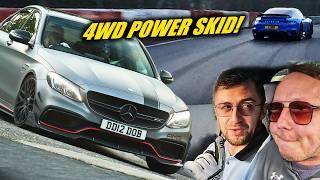 hANGRY C63 AMG & Turbo S WILD BBQ CHASE! // Nürburgring